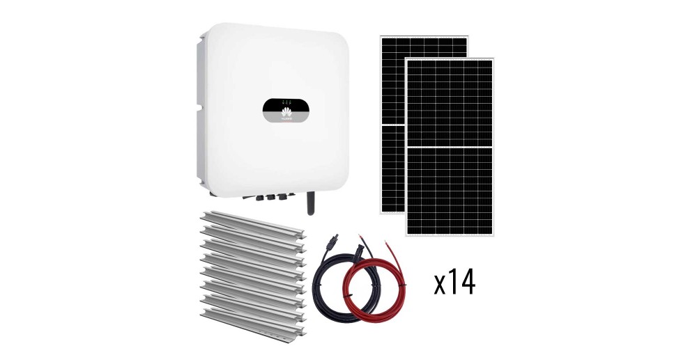 Pachet fotovoltaic 5 Kw prindere tabla, Invertor Huawei Hibrid 5kW SUN 2000L – 5KTL-L1, Garantie 10 ani  Monofazic